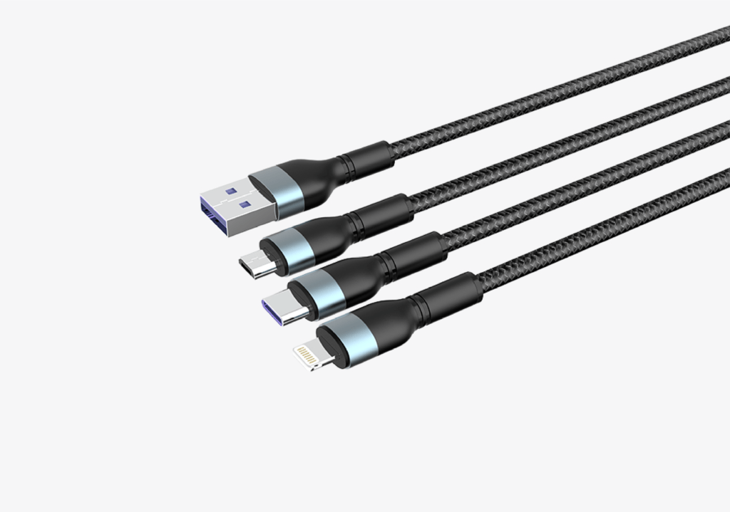 DC207 3-in-1 Multi-Functional Portable Mobile Charging cable EZRA DC207 3-in-1 Multi-Functional Portable Mobile Charging cable Aido Tech EZRA