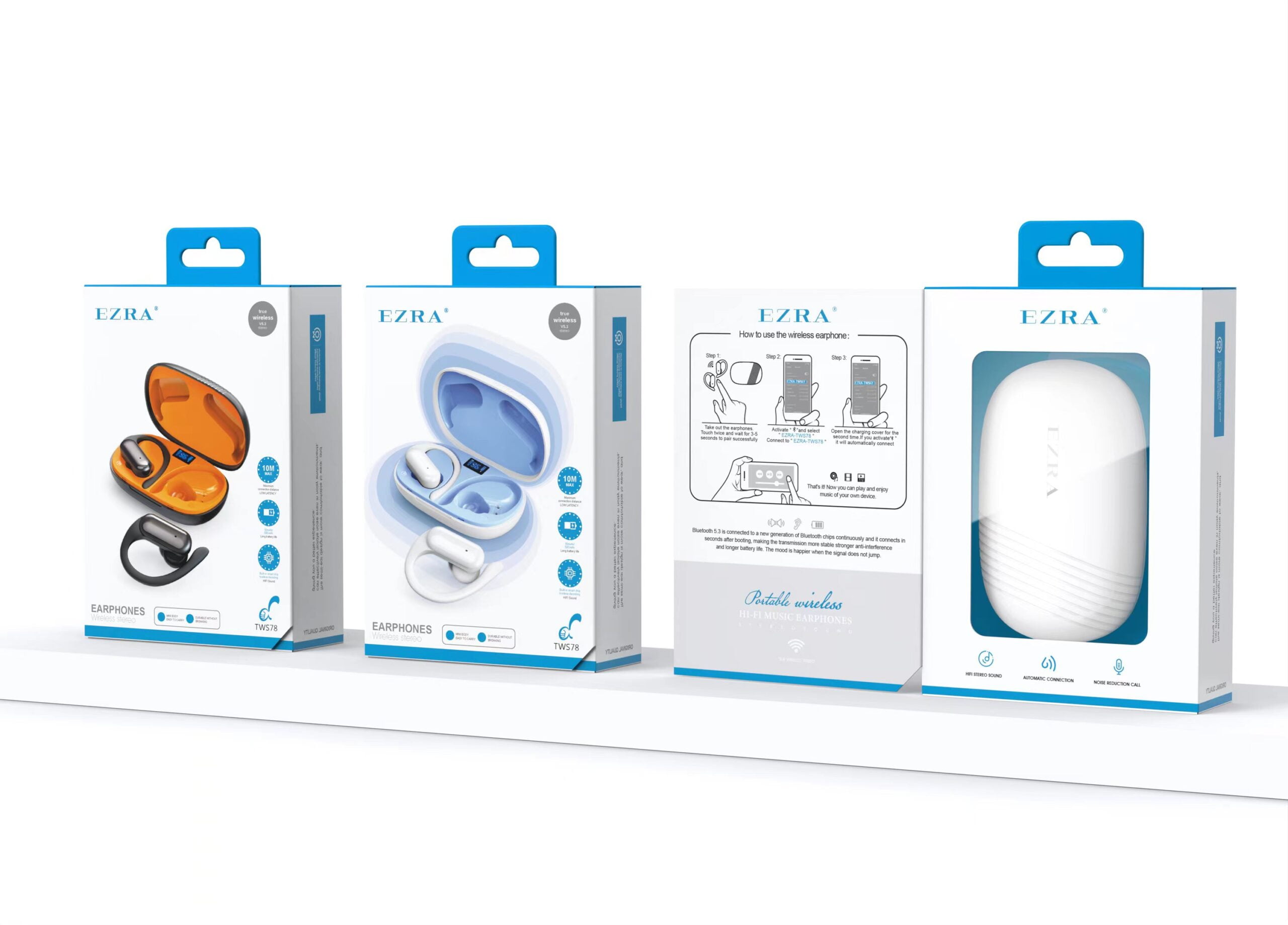 TWS78 wireless earphones for sports EZRA TWS78 wireless earphones for sports Aido Tech EZRA