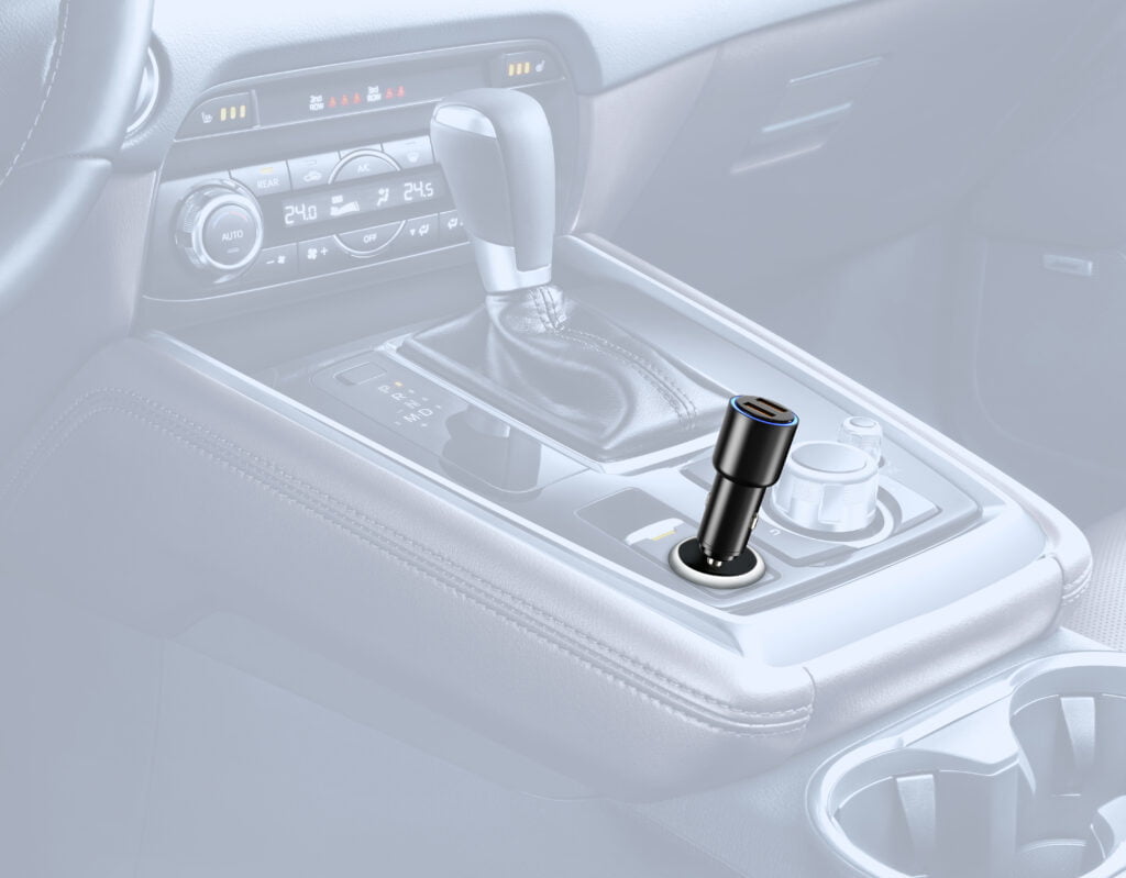 CR39 PD*2 40W car charger Esdras CR39 PD*2 40W car charger Aido tech Esdras