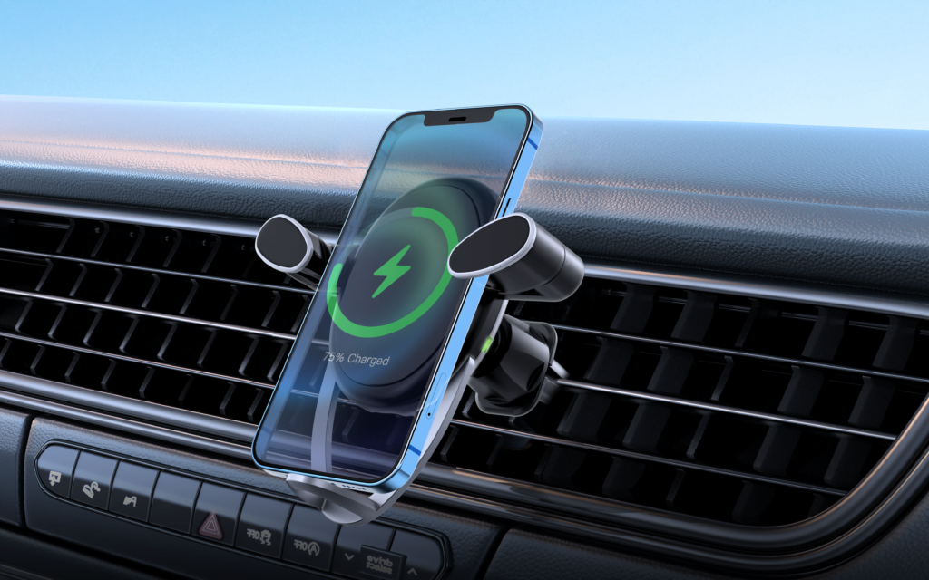 HL89 Phone Holder+15W Wireless Charging EZRA HL89 Phone Holder+15W Wireless Charging Aido tech EZRA