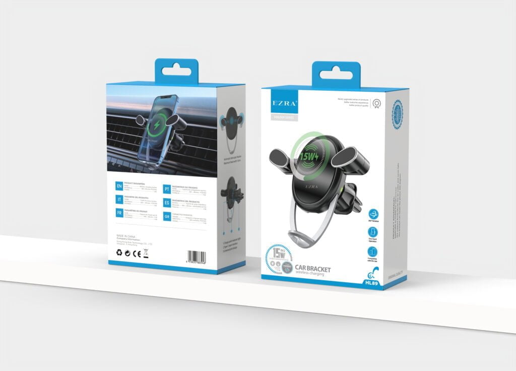 HL89 Phone Holder+15W Wireless Charging EZRA HL89 Phone Holder+15W Wireless Charging Aido tech EZRA