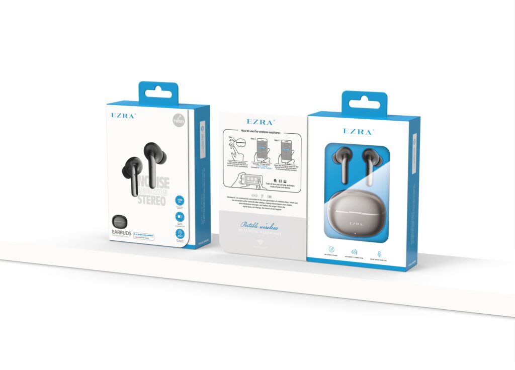 TWS83 Long Battery Life wireless earphones EZRA TWS83 Long Battery Life wireless earphones Aido Tech EZRA