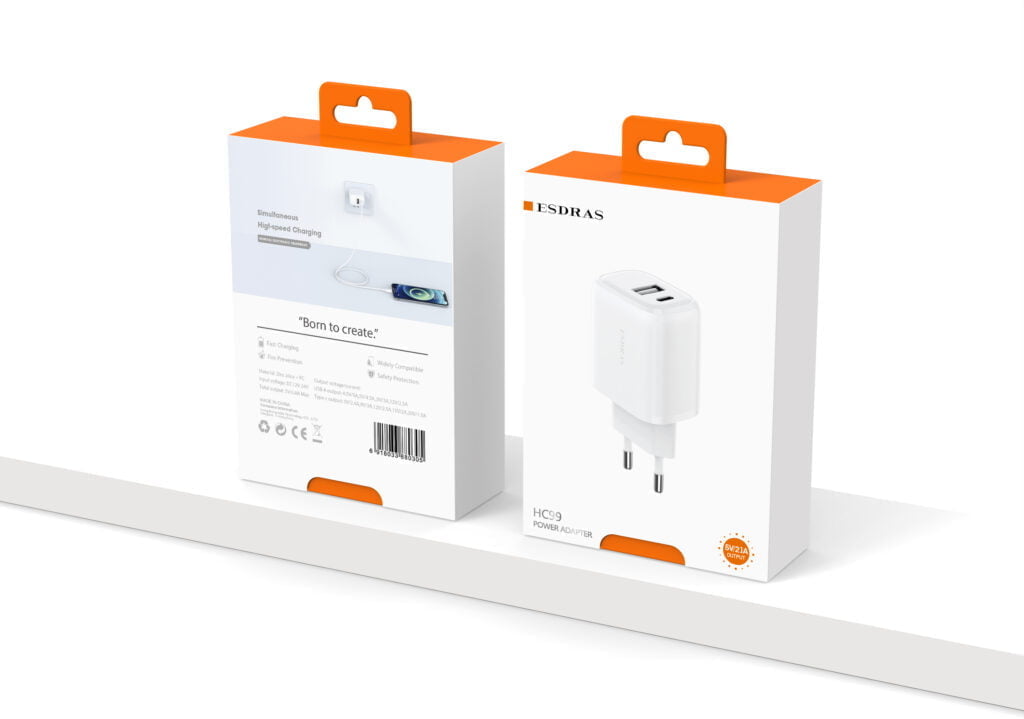HC99 5V/2.1A A+C charger ESDRAS HC99 5V/2.1A A+C charger Aido tech ESDRAS