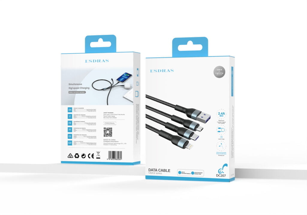 DC198 4-In-1 Multi-Device Data Cable EZRA DC198 4-In-1 Multi-Device Data Cable Aido Tech EZRA