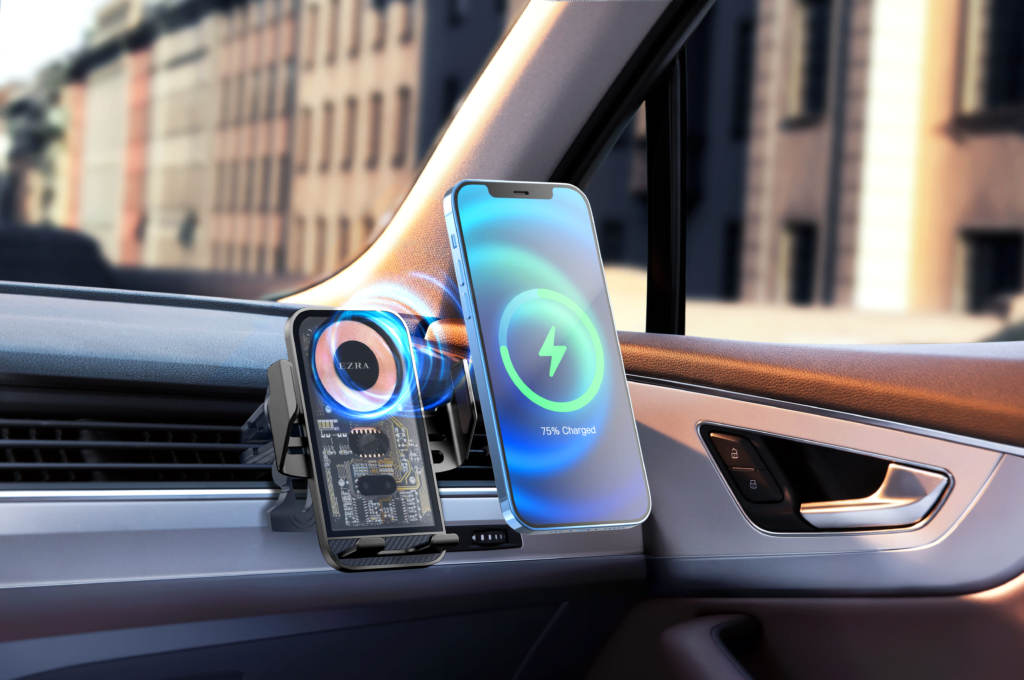 HL87 Phone Holder+15W In-Car Charger EZRA HL87 Phone Holder+15W In-Car Charger Aido tech EZRA