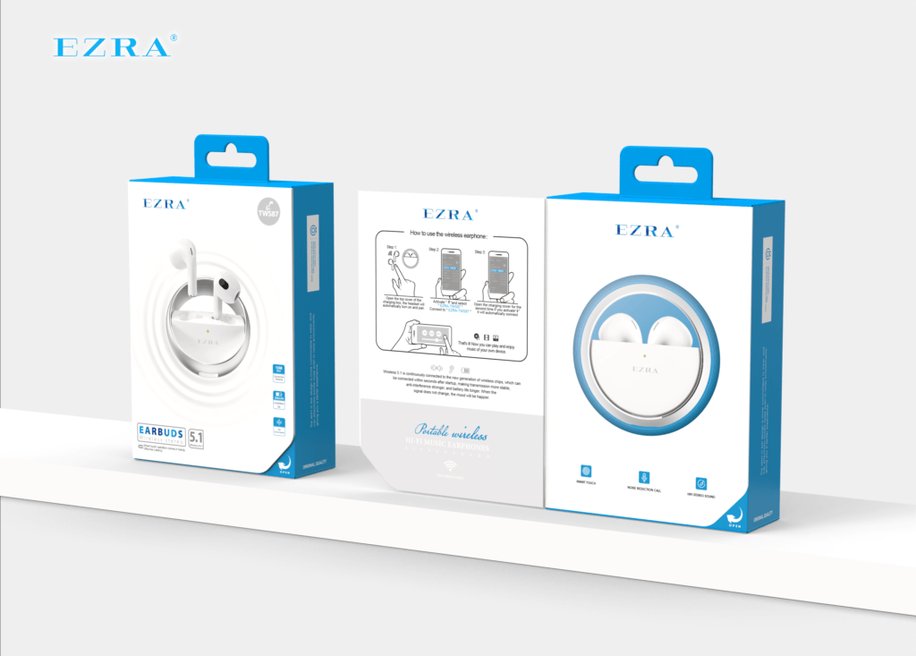 TWS87 Best Bluetooth earphones EZRA TWS87 Best Bluetooth earphones Aido Tech EZRA