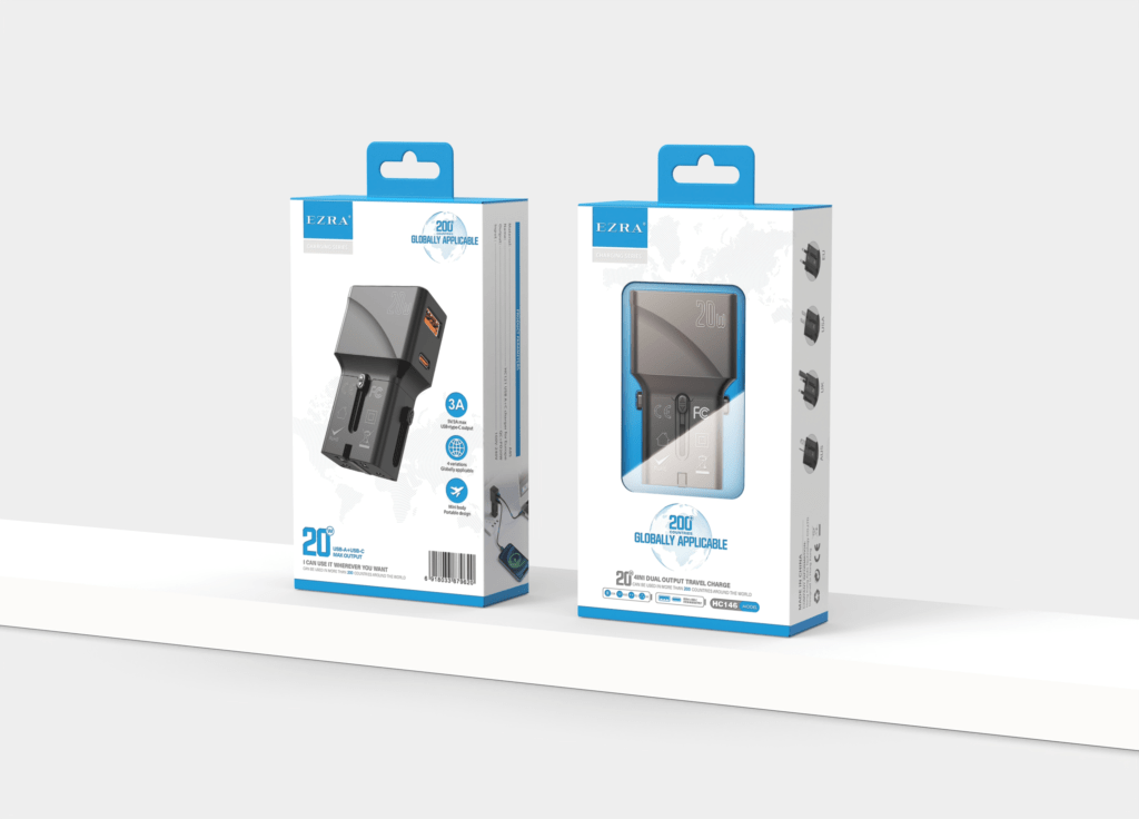 HC146 multi-function charger(globally applicable) EZRA HC146 multi-function charger(globally applicable) Aido Tech EZRA