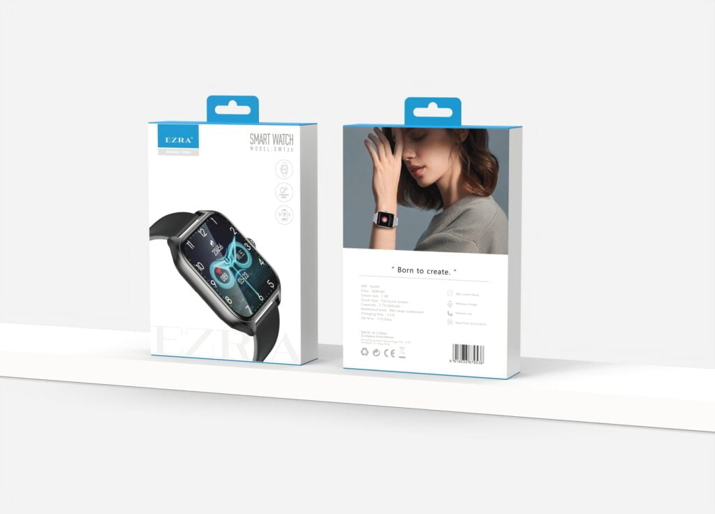 SW120 smart watch with blood oxygen monitor EZRA SW120 smart watch with blood oxygen monitor Aido tech EZRA