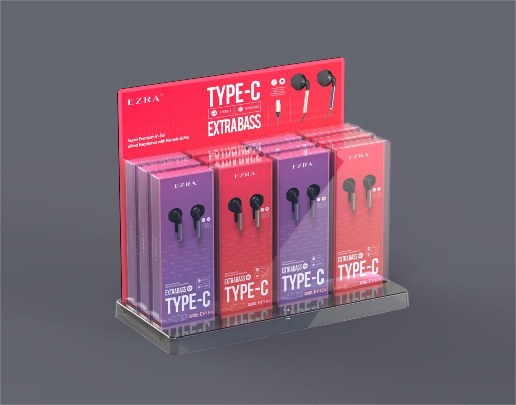 EP104 TPC Heavy Bass In-Ear Wire Earphone EZRA EP104 TPC Heavy Bass In-Ear Wire Earphone Aido Tech EZRA