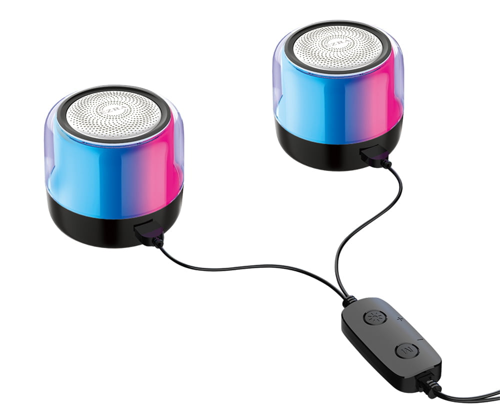 NL48 Colorful Dynamic Light Bluetooth Speaker Aido tech EZRA