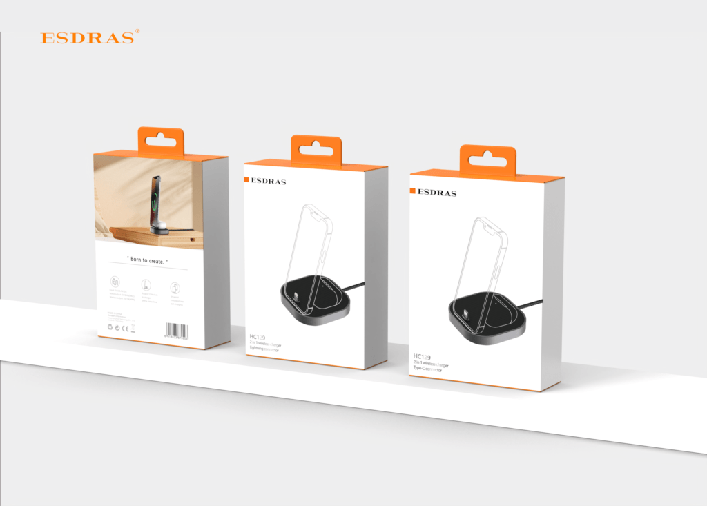 HC129 2 in 1 charger(Lightning) Esdras HC129 2 in 1 charger(Lightning)Aido tech Esdras