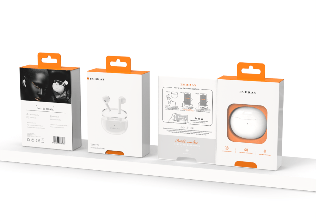 TWS74 Stereo wireless earphones Aido tech ESDRAS