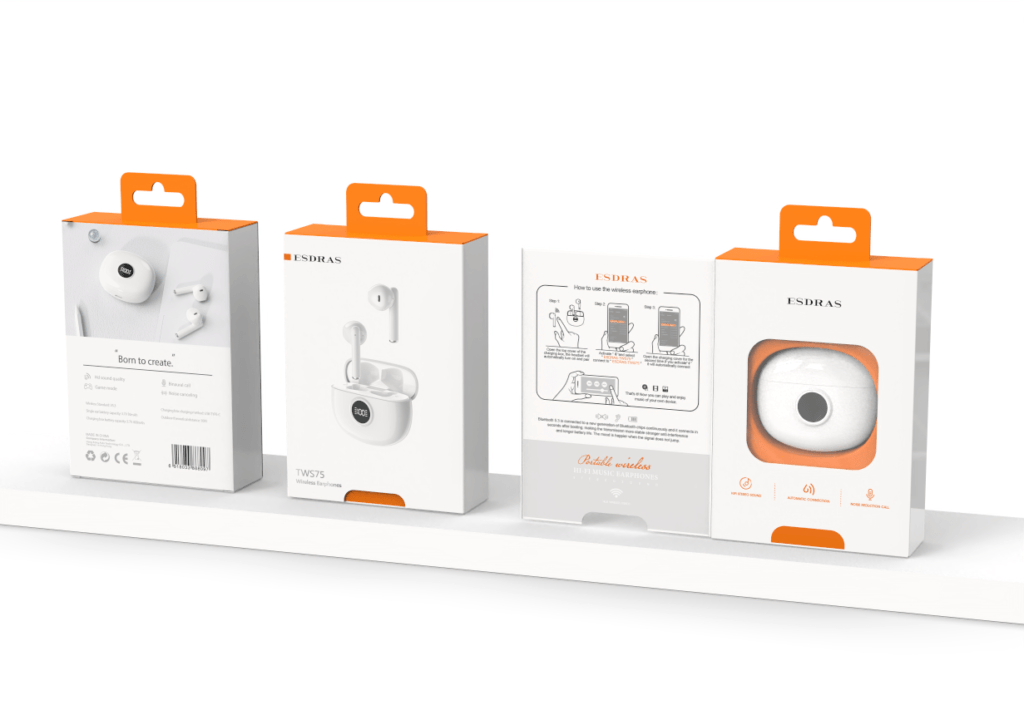 TWS75 Wireless Bluetooth Earphones - Superior Sound in Every Beat! Aido tech ESDRAS