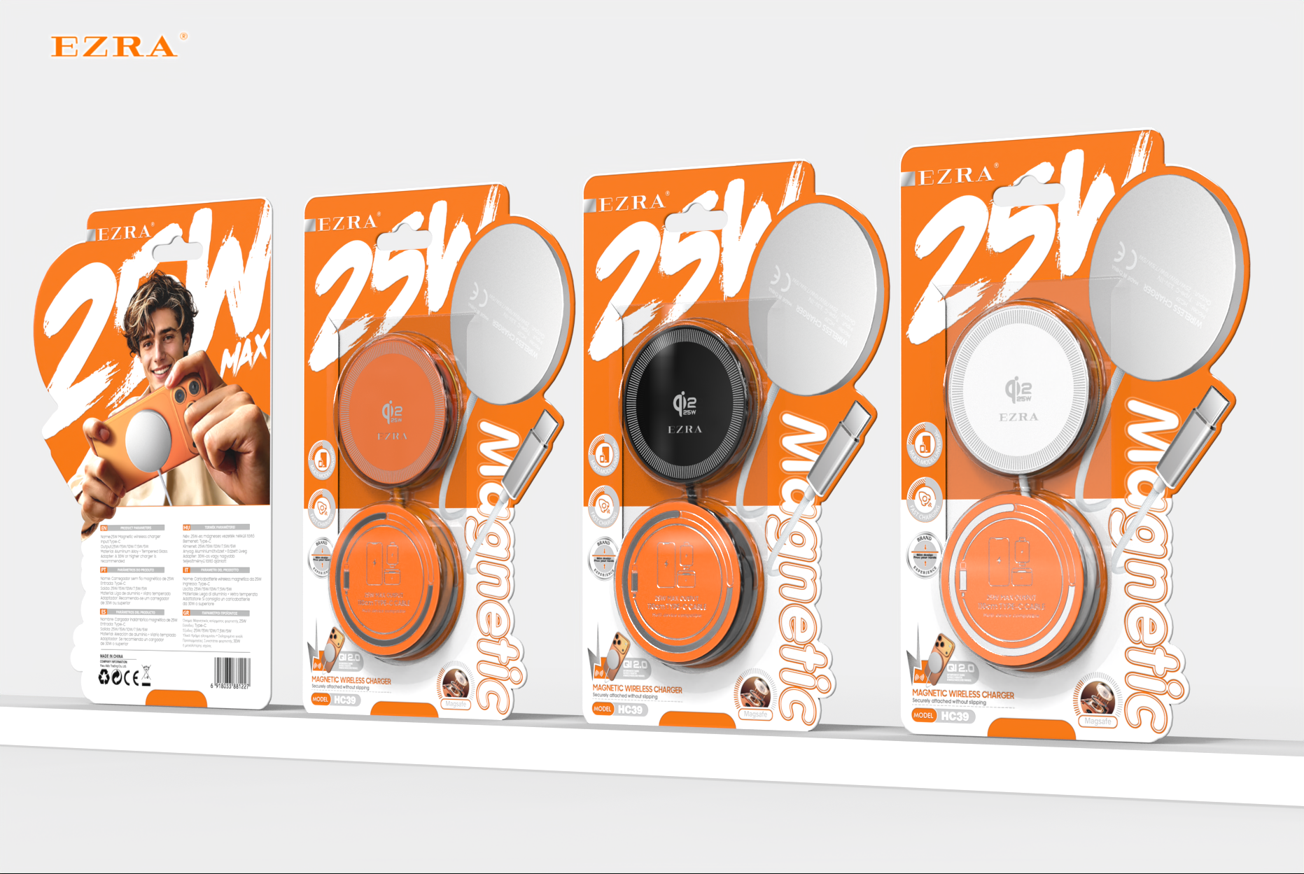 HC39 25W wireless charger